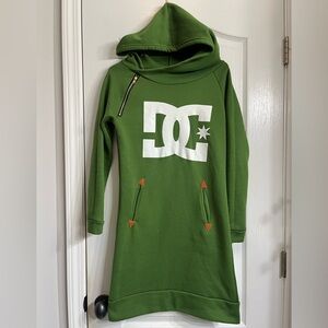 DC Hoodie Dress-‎ Green